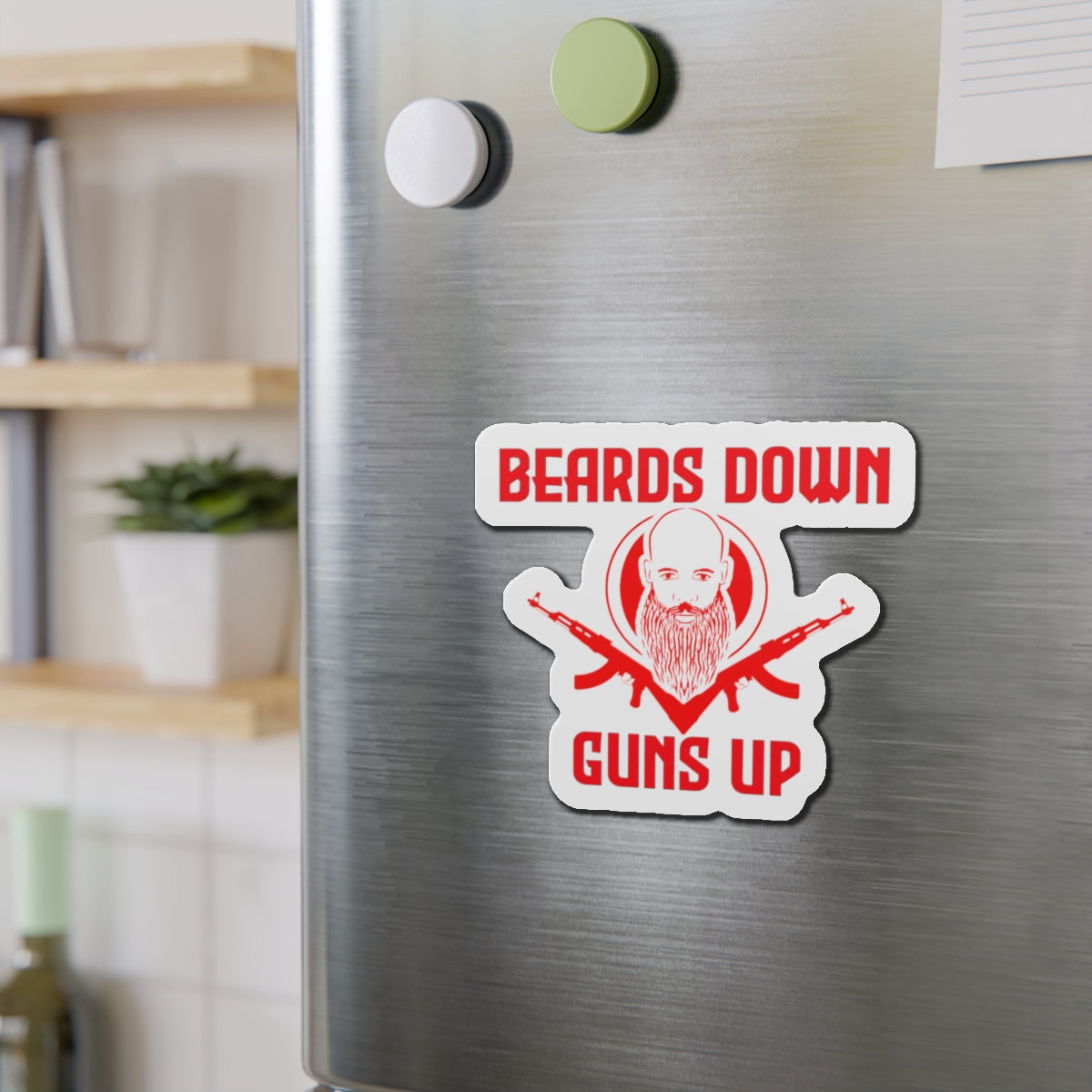 Beard down magnet