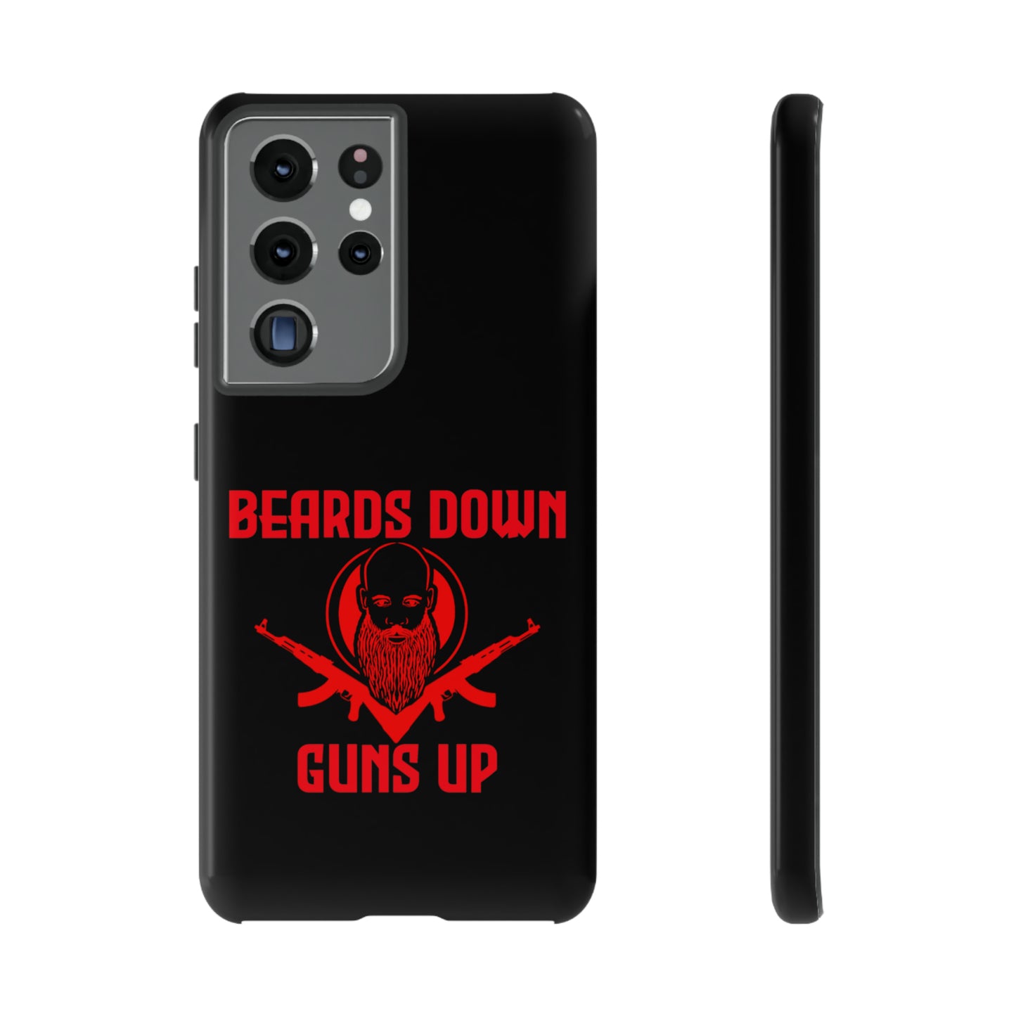 Beard down