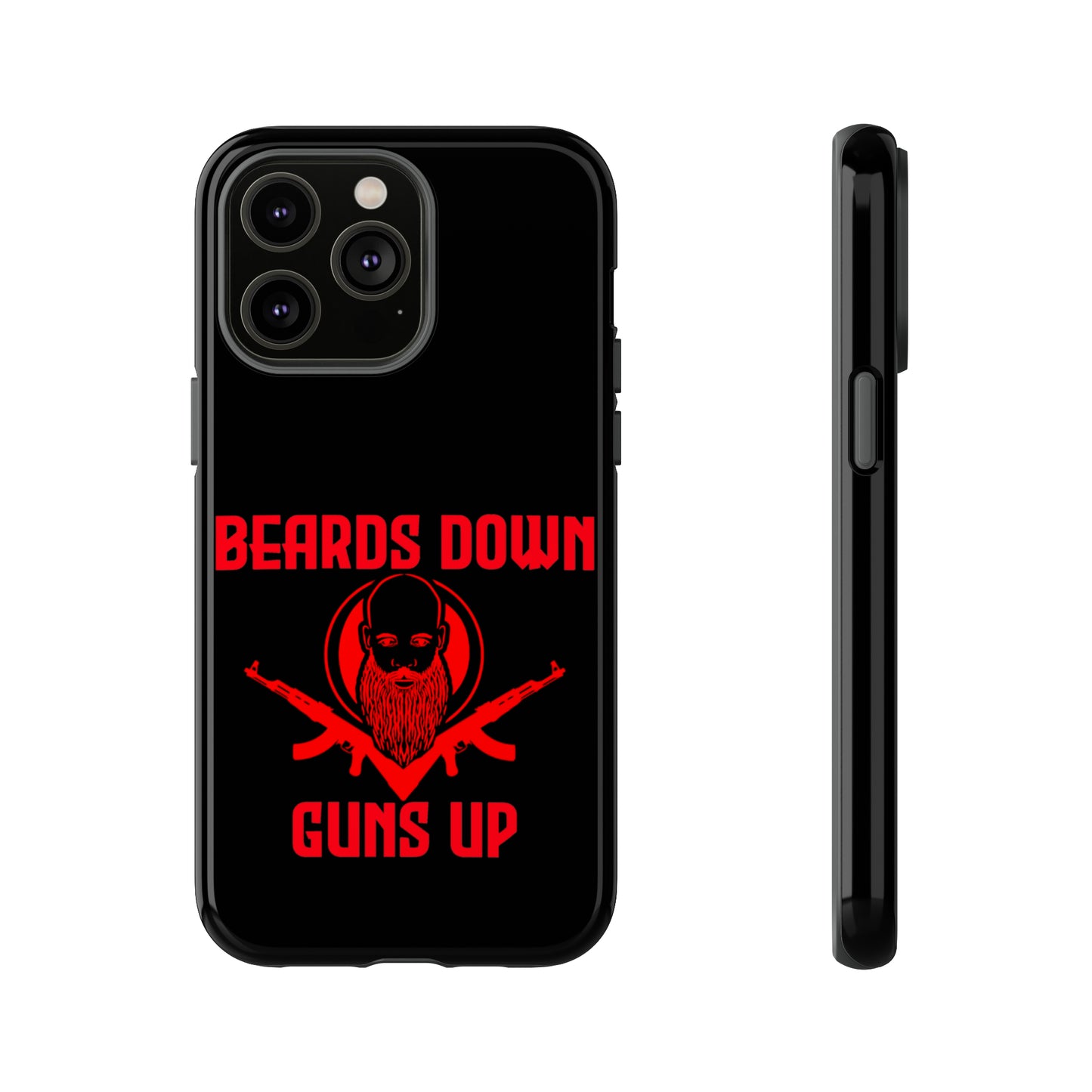 Beard down