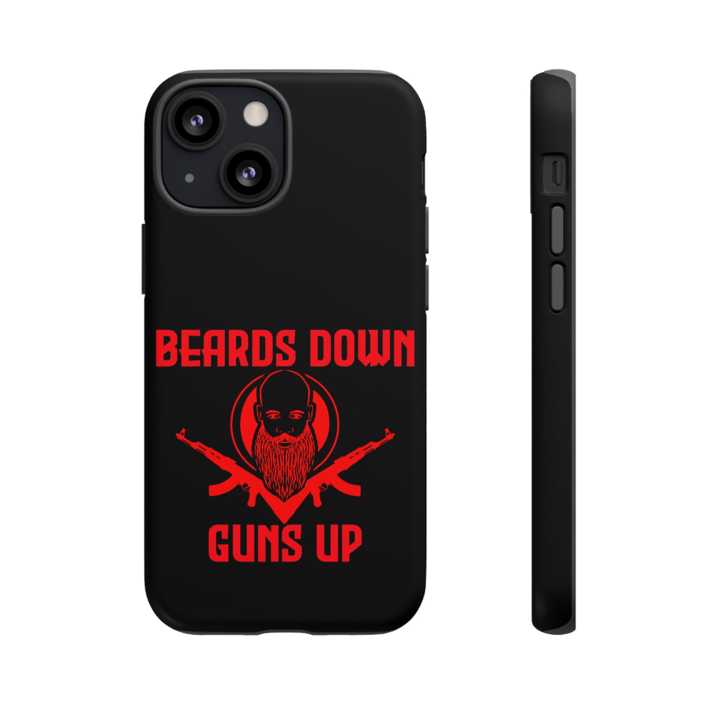 Beard down