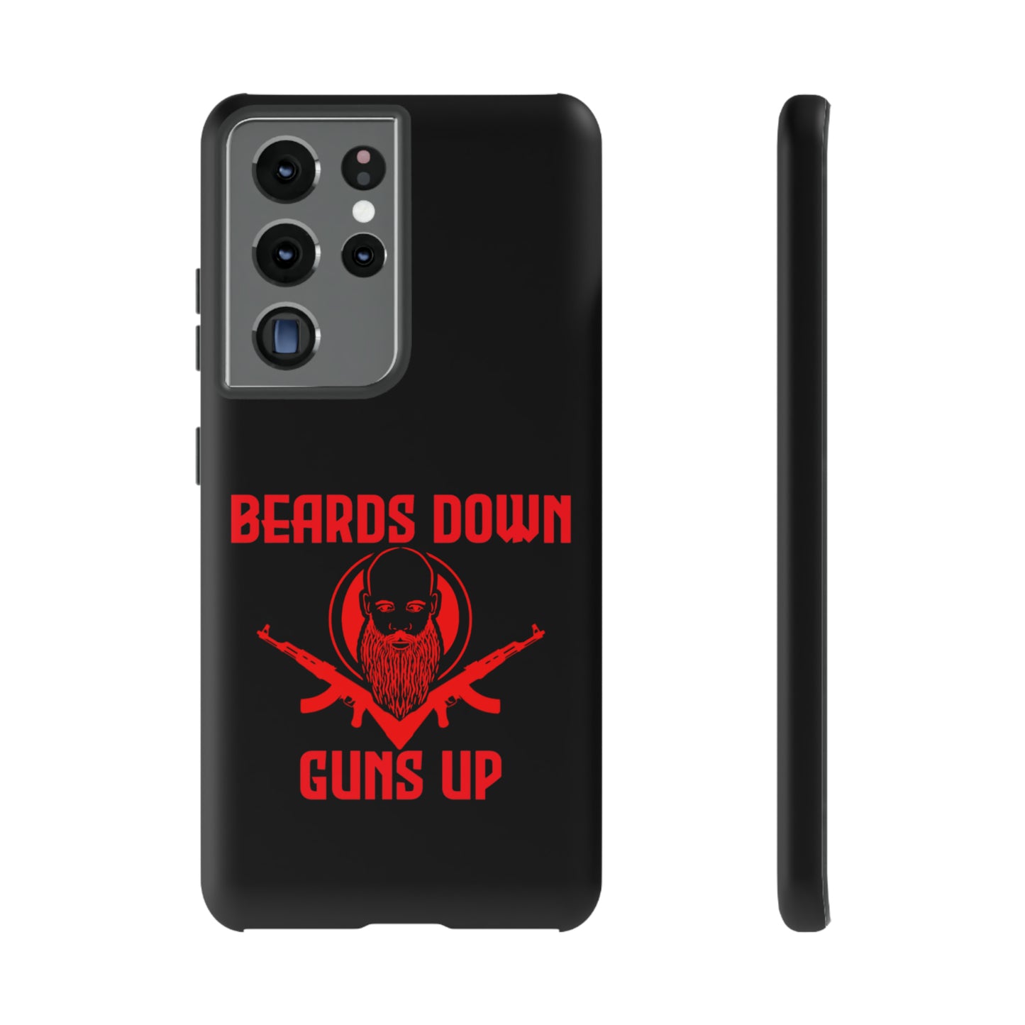 Beard down