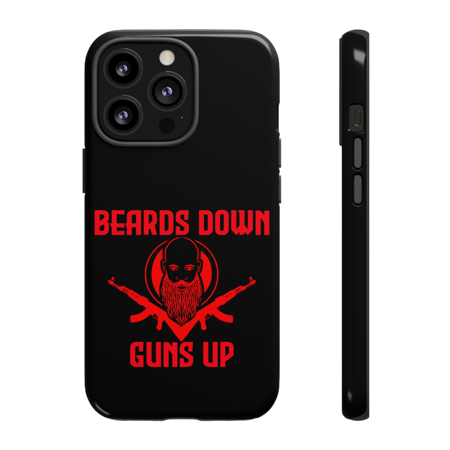 Beard down