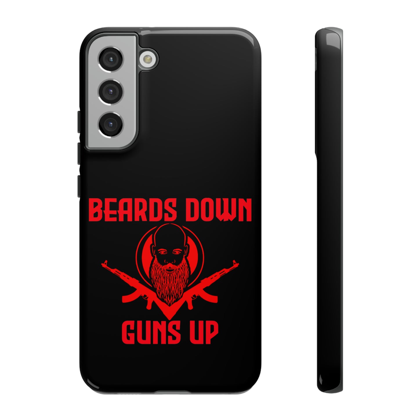 Beard down