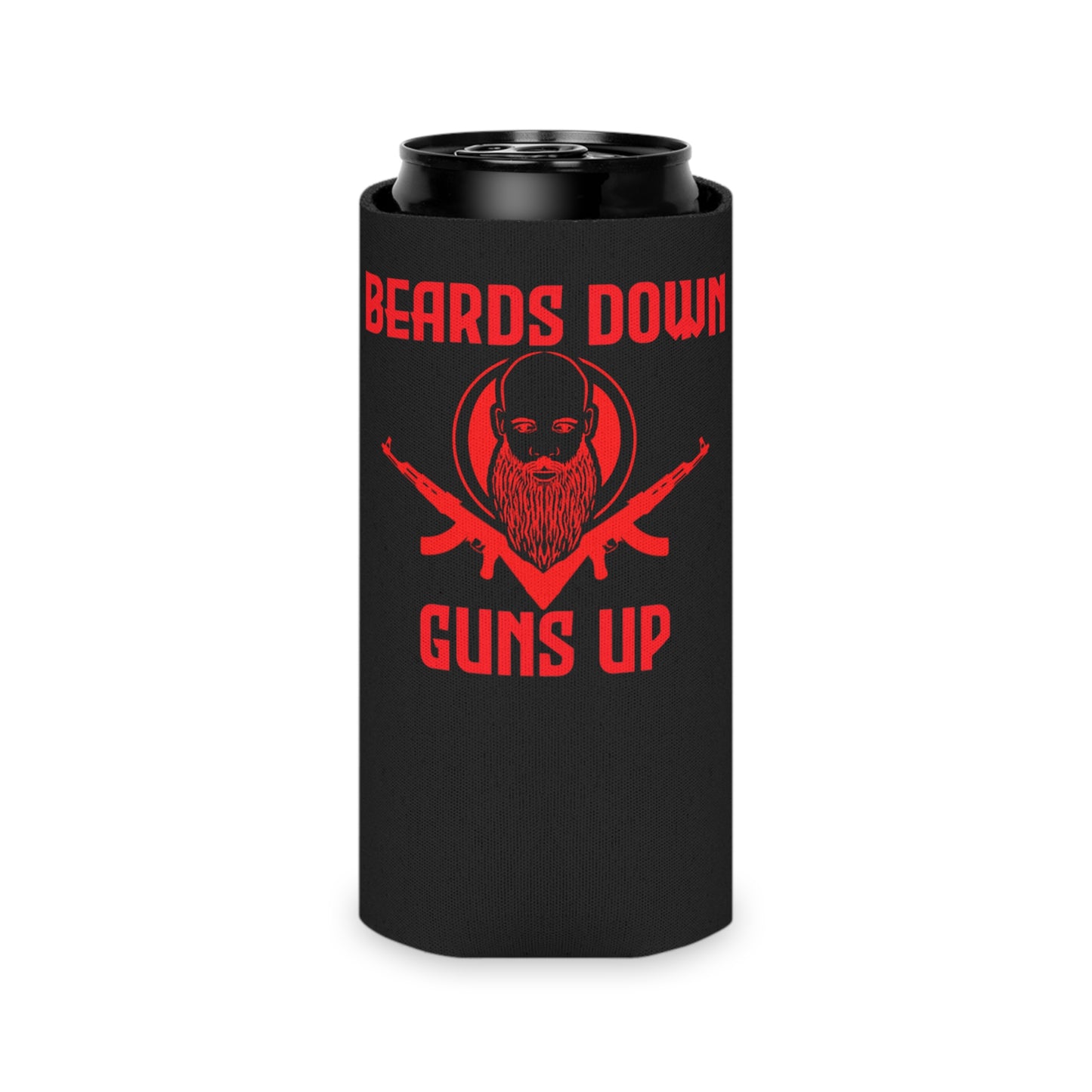 Beards down Can Cooler