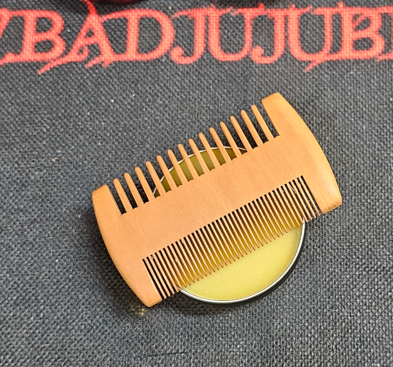 Double sided wooden comb