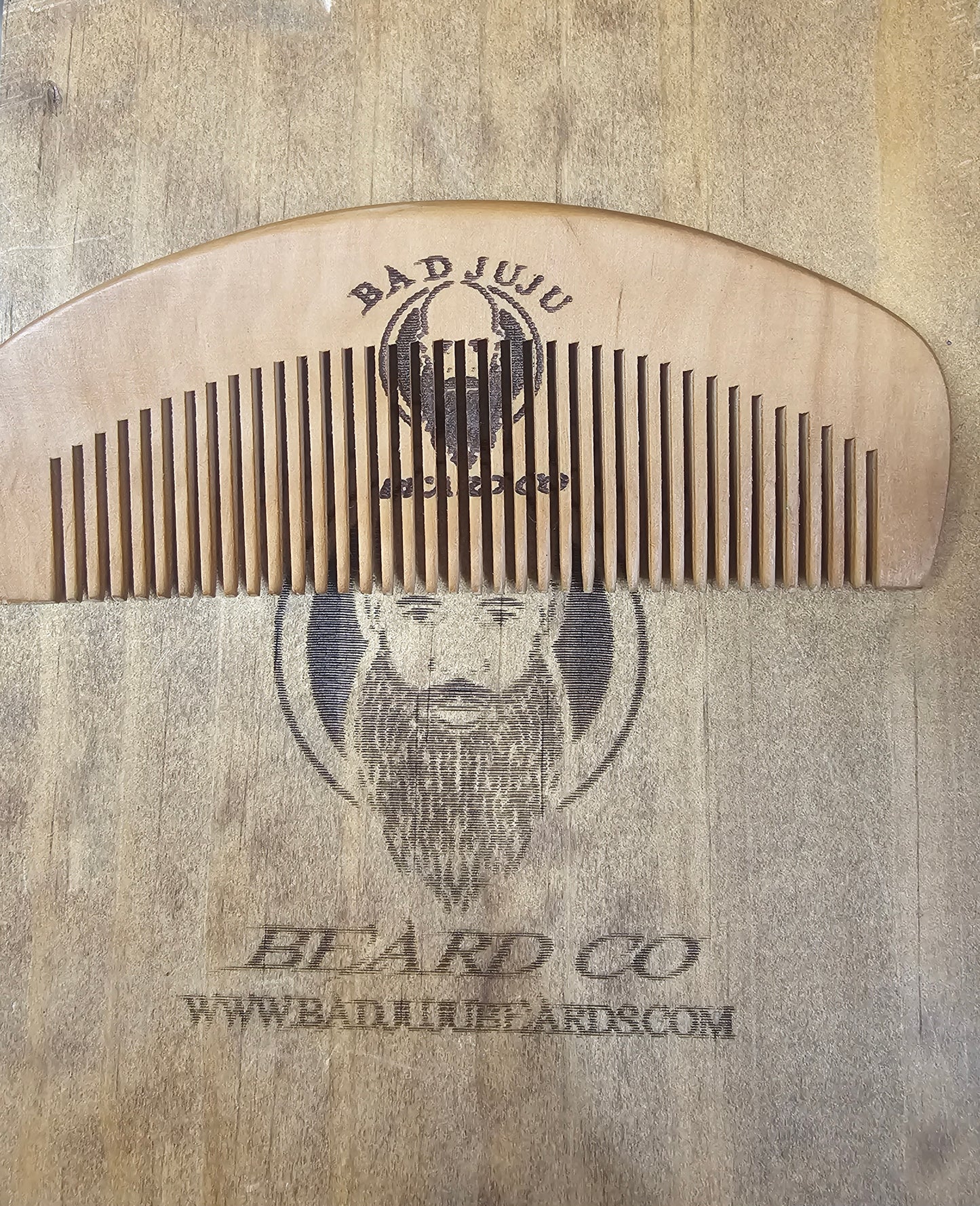 Wooden Beard comb