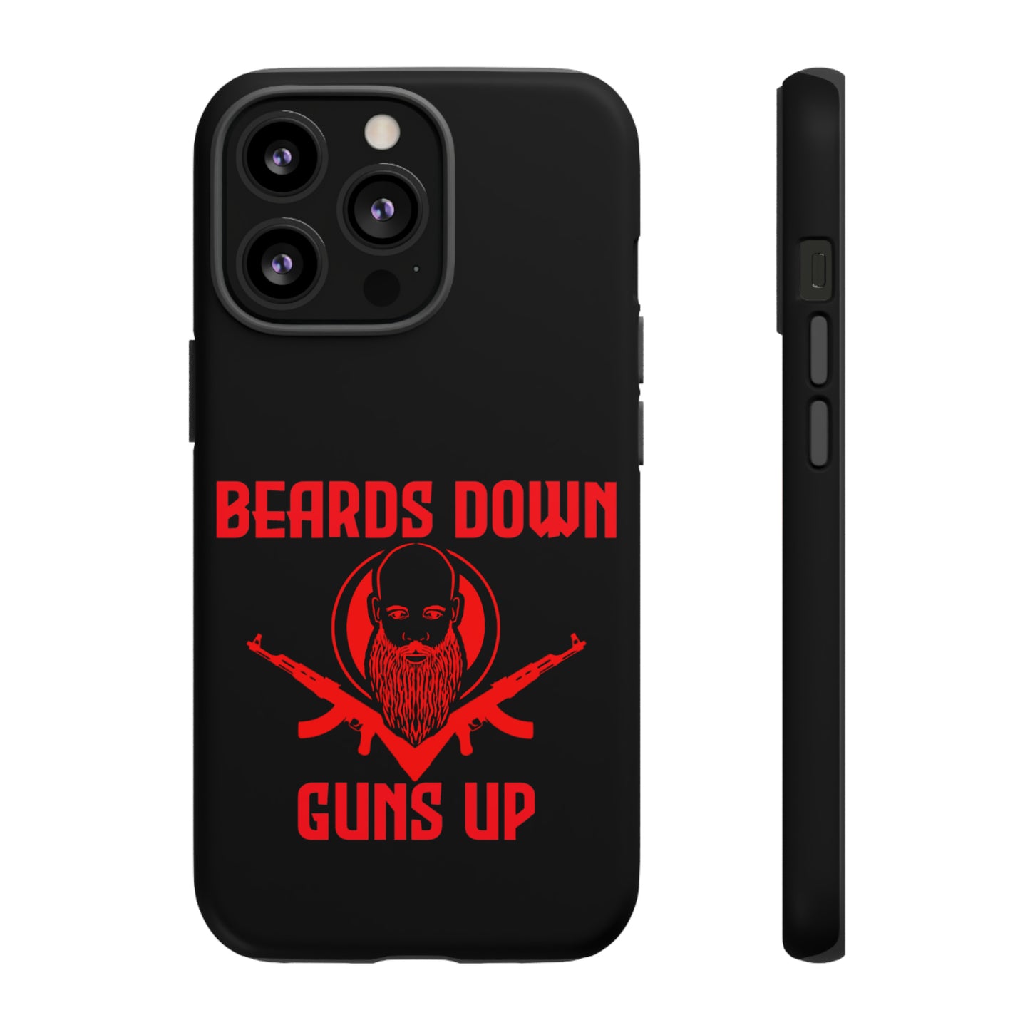 Beard down