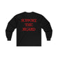 Support the beard Long Sleeve Tee