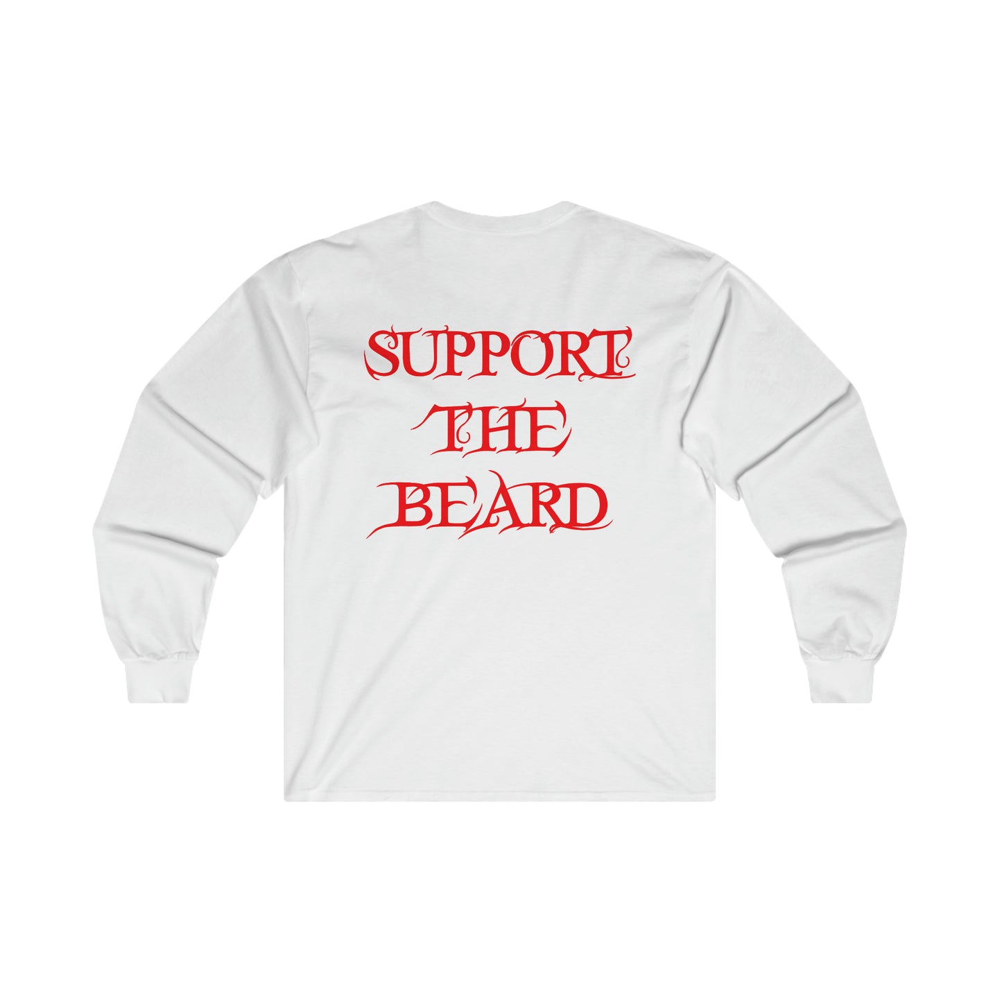 Support the beard Long Sleeve Tee