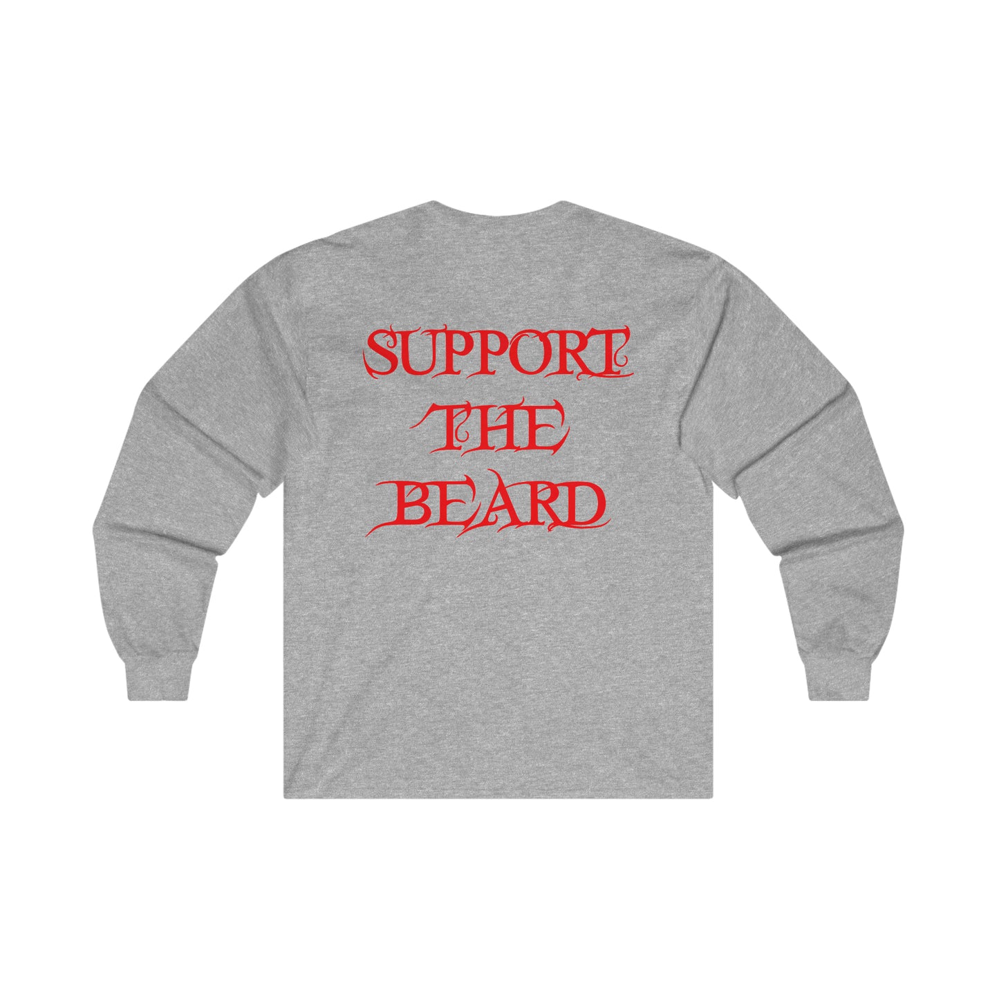 Support the beard Long Sleeve Tee