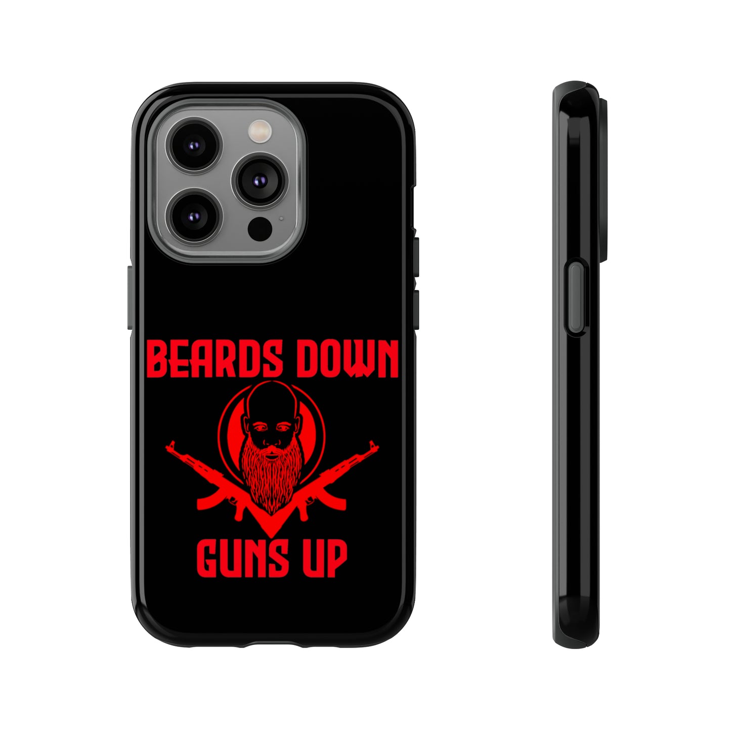 Beard down